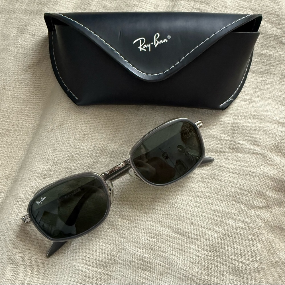 Vintage Ray-Ban B&L W2811 Sidestreet square sunglasses with Case y2k 90s cyber